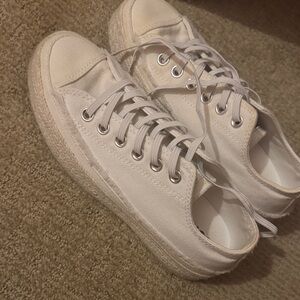 Converse White Espadrille Sneakers